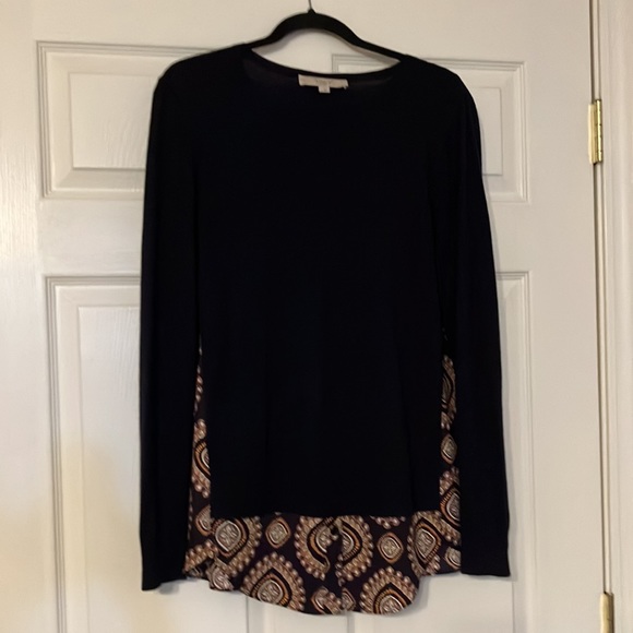 Loft mixed media sweater - Picture 2 of 3